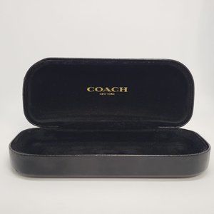 Coach Sunglasses Case - black leather